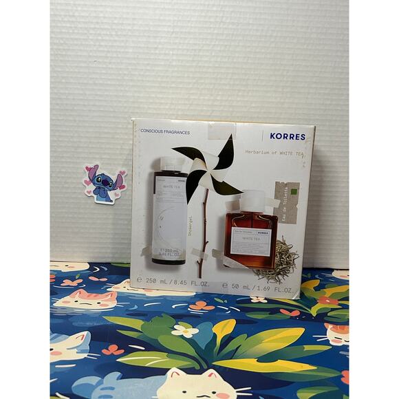 Korres White Tea Eau de Toilette & Showergel - Picture 1 of 10